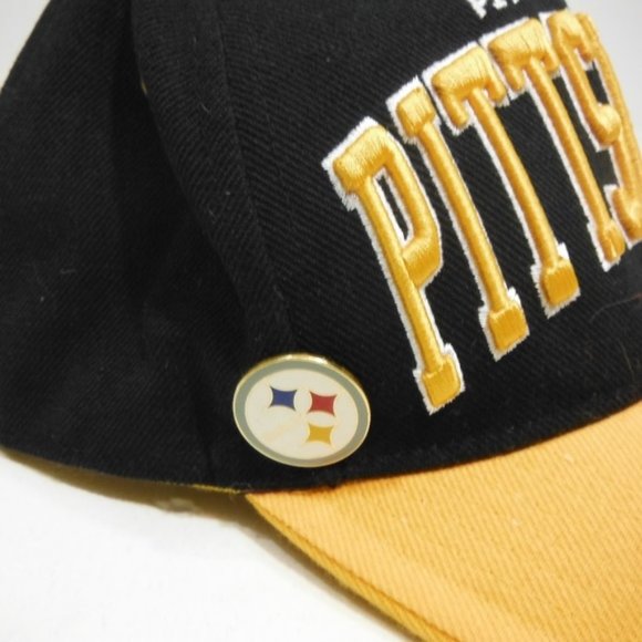 City Hunter Embroidered Pittsburgh Hat w/ Pin - Picture 8 of 8